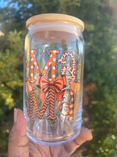 Load image into Gallery viewer, Fall MAMA Seasonal Glass Can