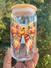 Load image into Gallery viewer, “Fall Vibes” Seasonal Glass Can