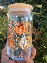 Load image into Gallery viewer, “God Is Good” Seasonal Glass Can