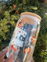 Load image into Gallery viewer, “Thankful” Seasonal Glass Can