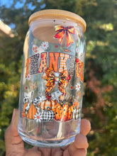 Load image into Gallery viewer, “Thankful” Seasonal Glass Can
