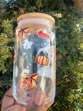 Load image into Gallery viewer, “Thankful” Seasonal Glass Can