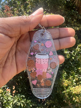 Load image into Gallery viewer, Coffee and Concha Motel Style Keychain