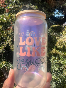 16 oz Retro Glass Can