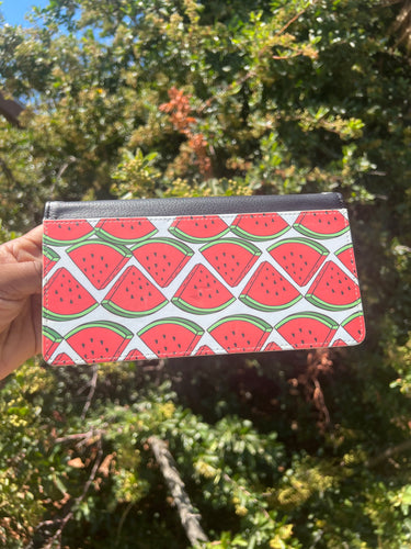 Watermelon Clutch Purse/Wallet Faux Leather