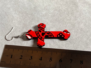 Paisley Cross earrings