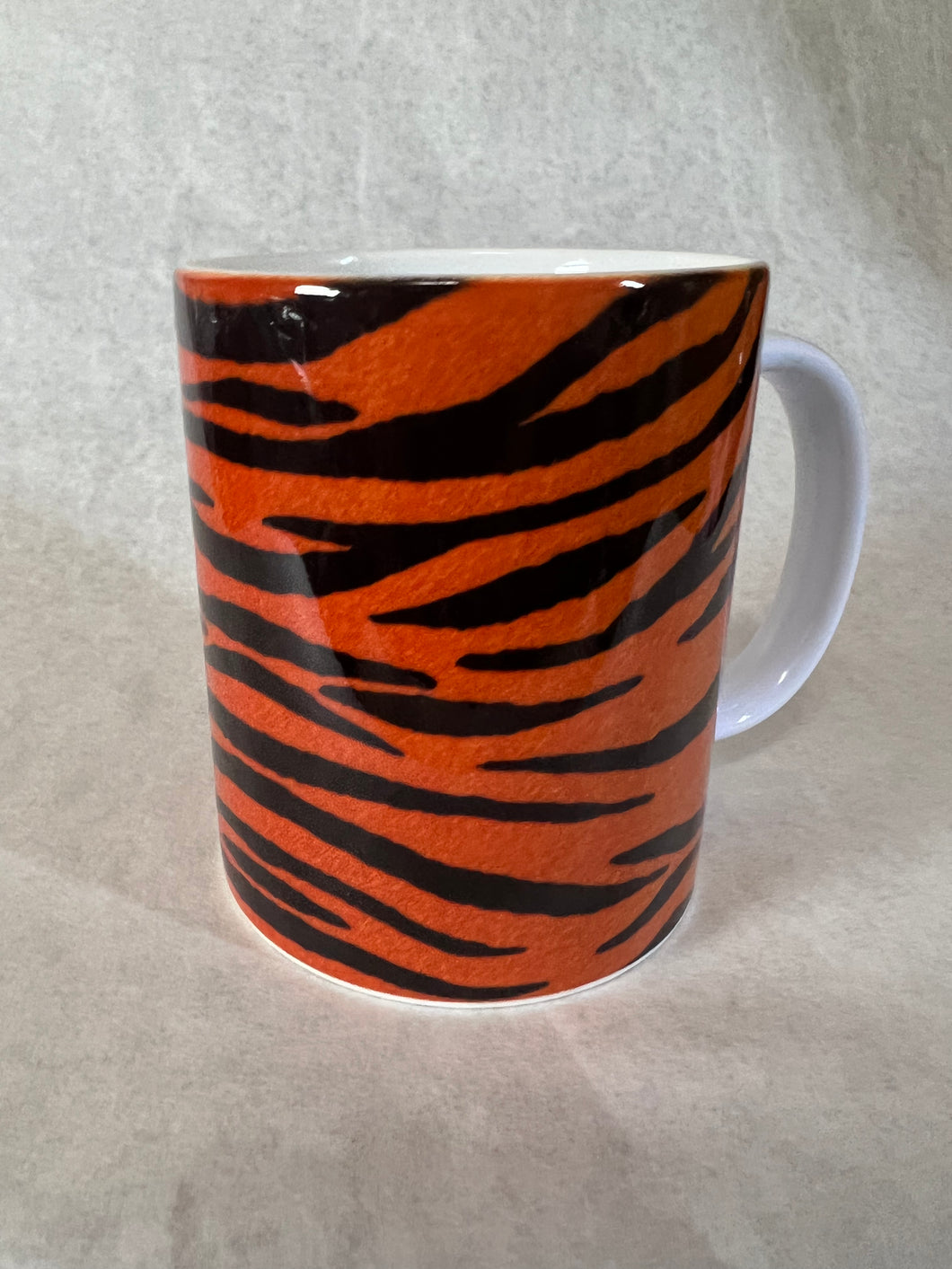 12oz Tiger Print mug