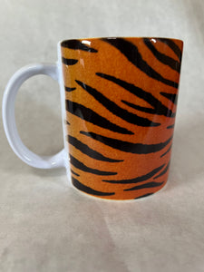 12oz Tiger Print mug