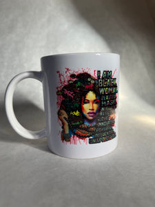 “I Am Black Woman” Mug